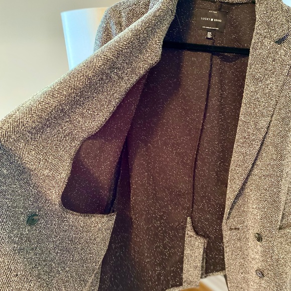 Lucky Brand Grey Tweed Blazer - Picture 3 of 12